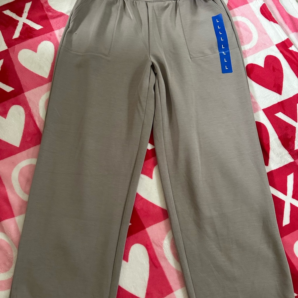 Mondetta Womens Heavyweight Wide Leg Pant